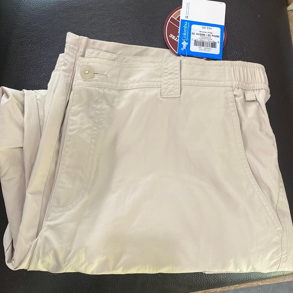NWT Columbia Omni-Shield Convertible Fishing Shorts/Pants.